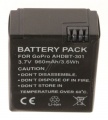 Compatible Rechargeable Camcorder Batteri - 3 7v-960mah Akku FÜr Gopro Hero 3 Li-ion -